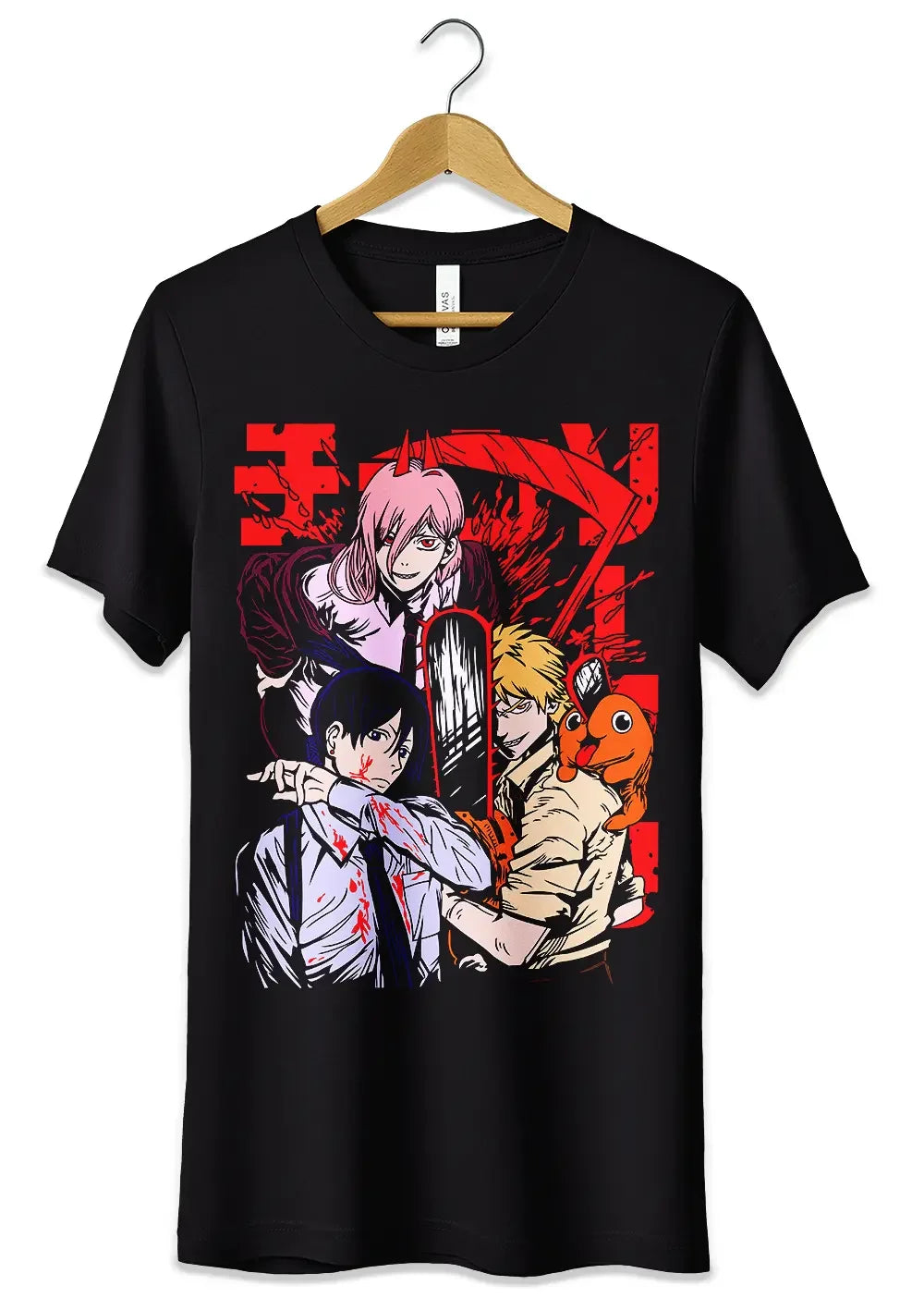 T-Shirt Maglietta Denji Pochita Makima Chainsaw Man - STREET STYLE