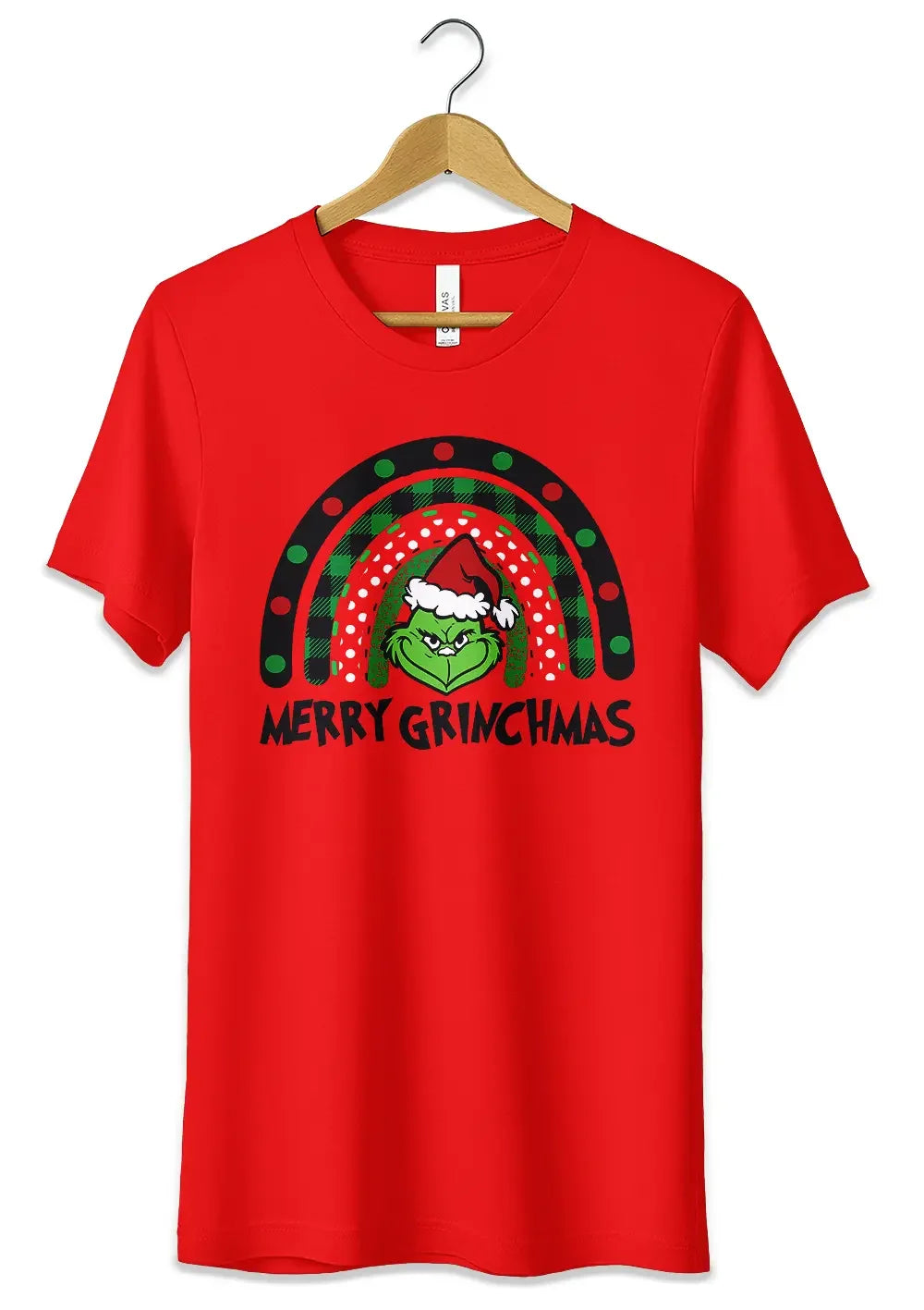 T-Shirt Maglietta Rossa il Grinch Funny Christmass Style - STREET STYLE