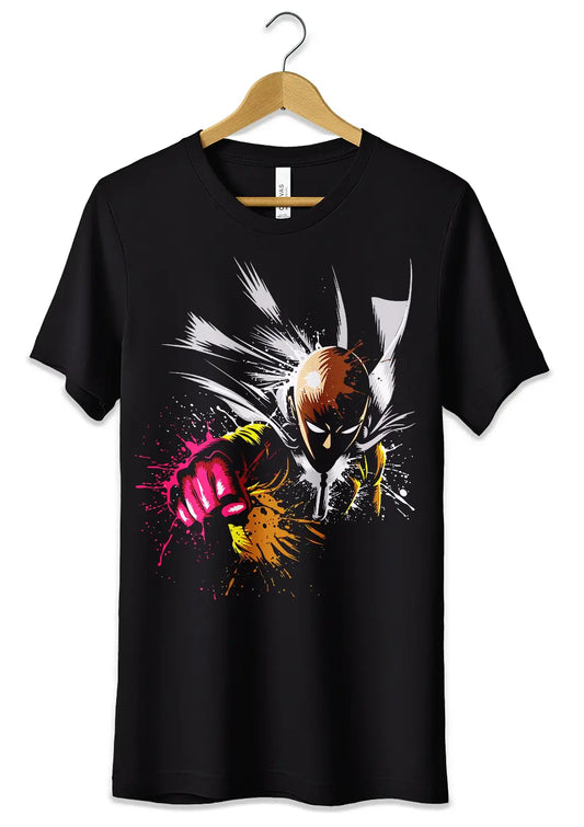 T-Shirt Maglietta Saitama Pugno One Punch Man-0