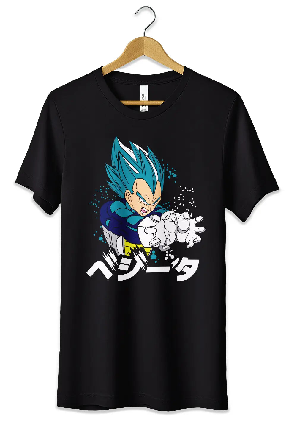 T-Shirt Maglietta Vegeta Super Sayan Blue Dragon Ball-0