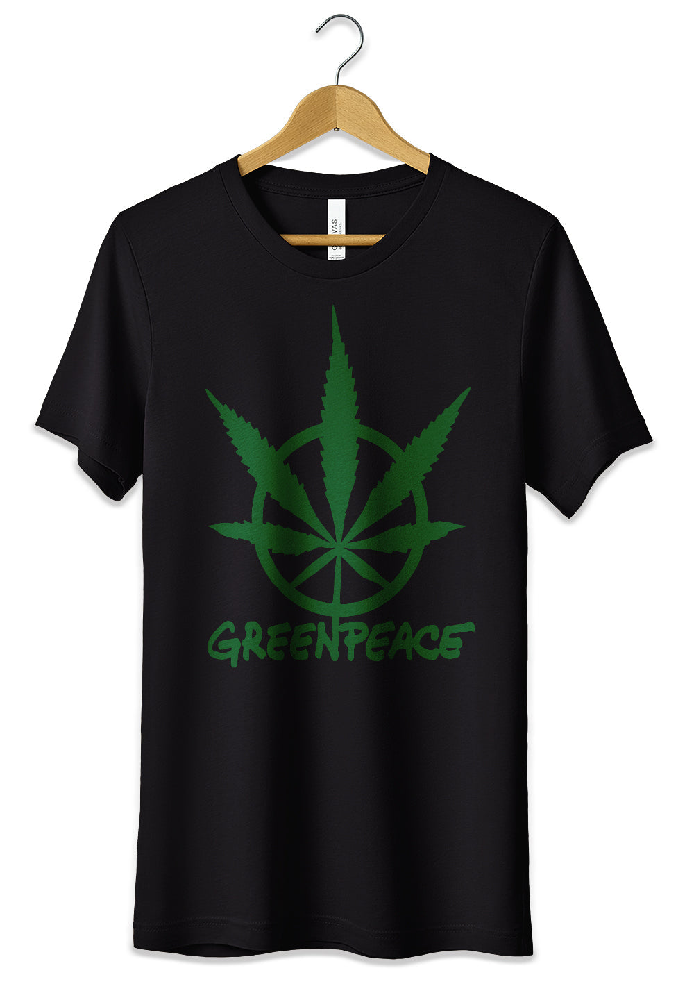 T-Shirt Greenpeace Ganja Style 100% Cotone Unisex-1