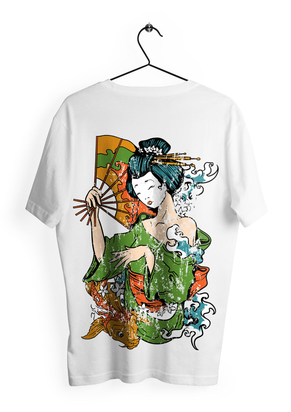 T-Shirt Maglietta Geisha Giapponese Urban Style-1