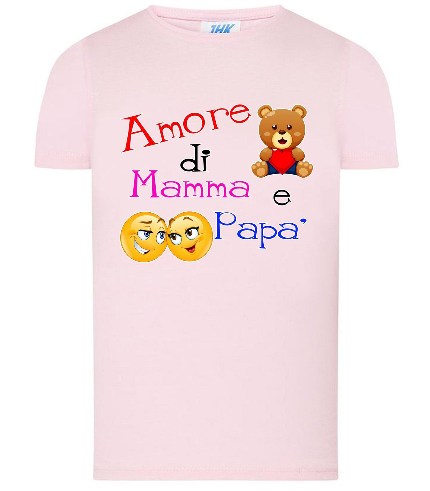 Amore di Mamma e Papà T-shirt solo da femmina Mod. Slim STREET STYLE