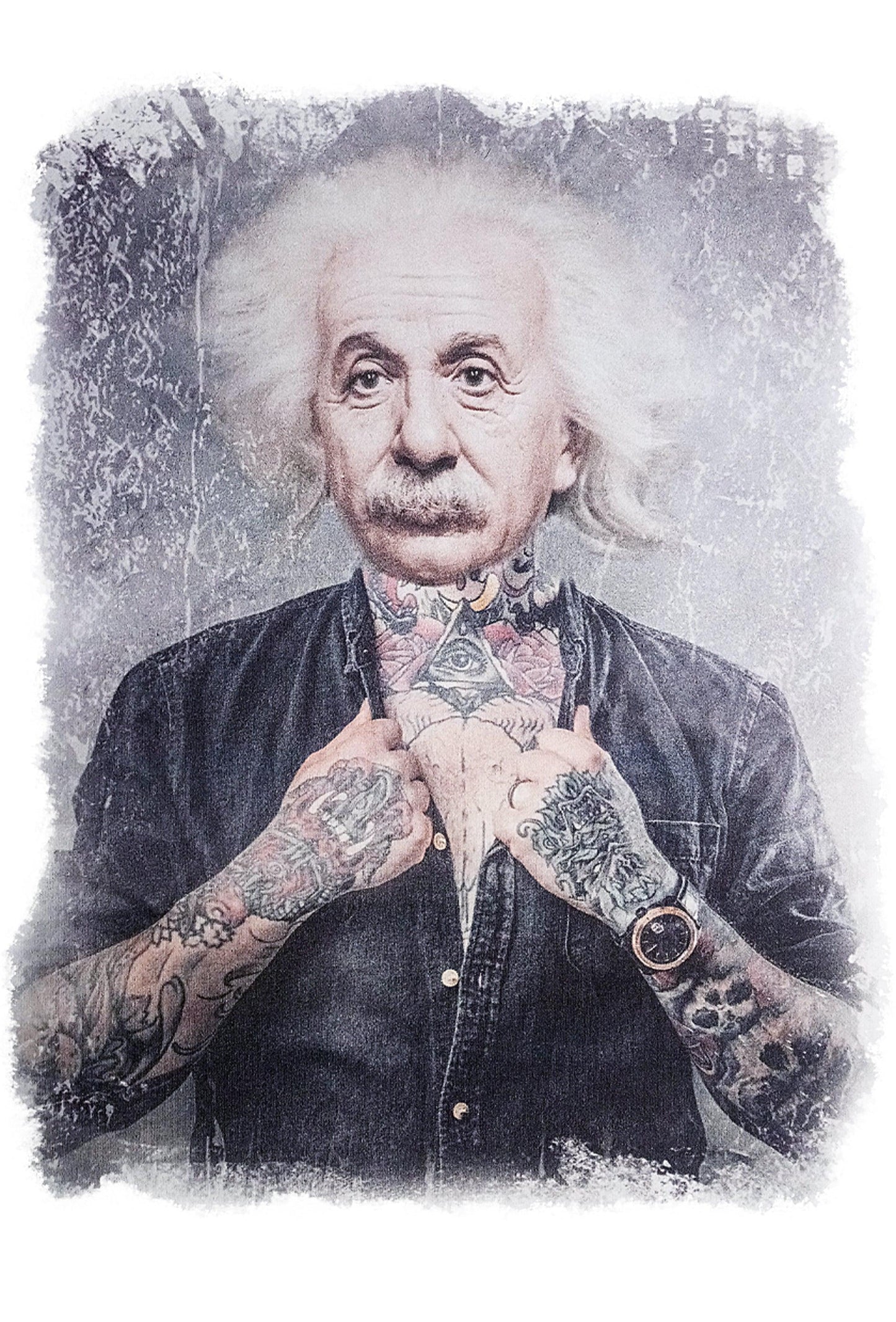 Einstein Sexy Art. 18-84-3 T-Shirt Urban Men Uomo 100% Cotone Fiammato STREET STYLE