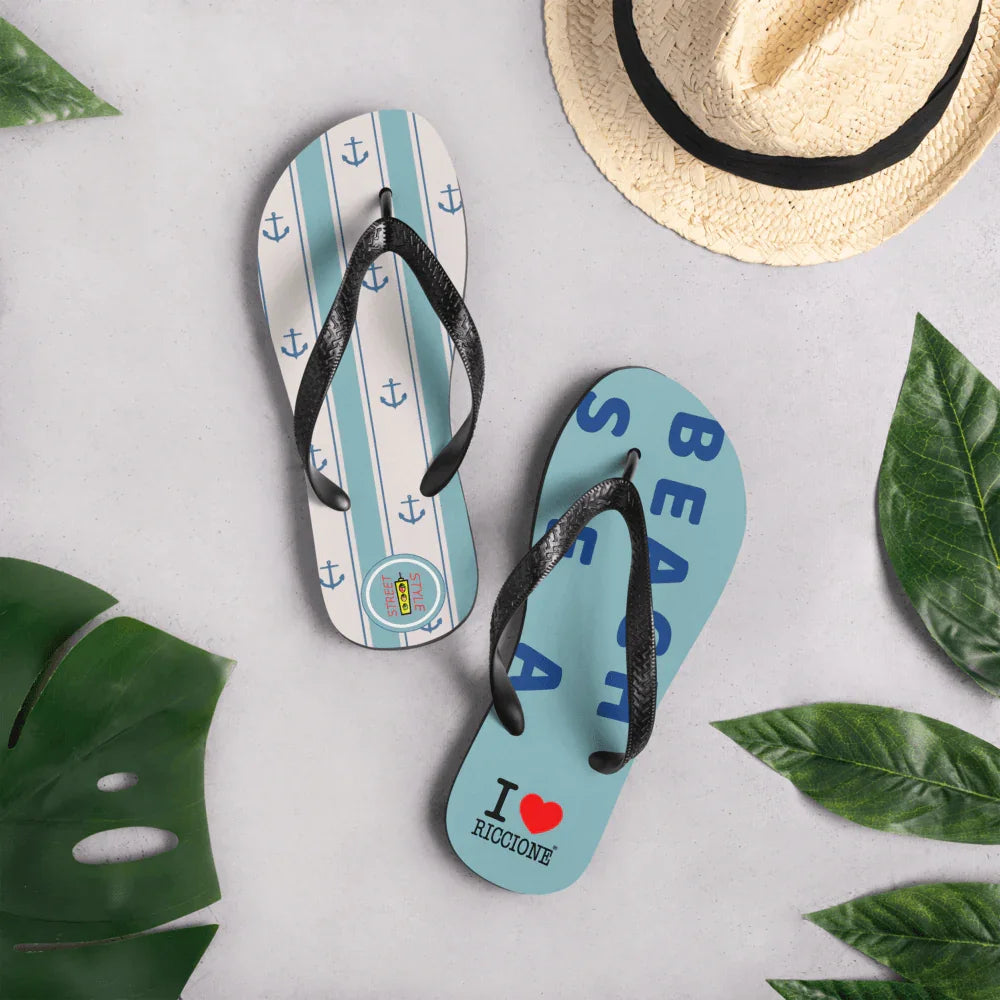 I LOVE RICCIONE Flip-Flops - STREET STYLE