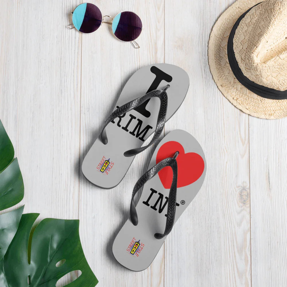 I LOVE RIMINI Flip-Flops - STREET STYLE