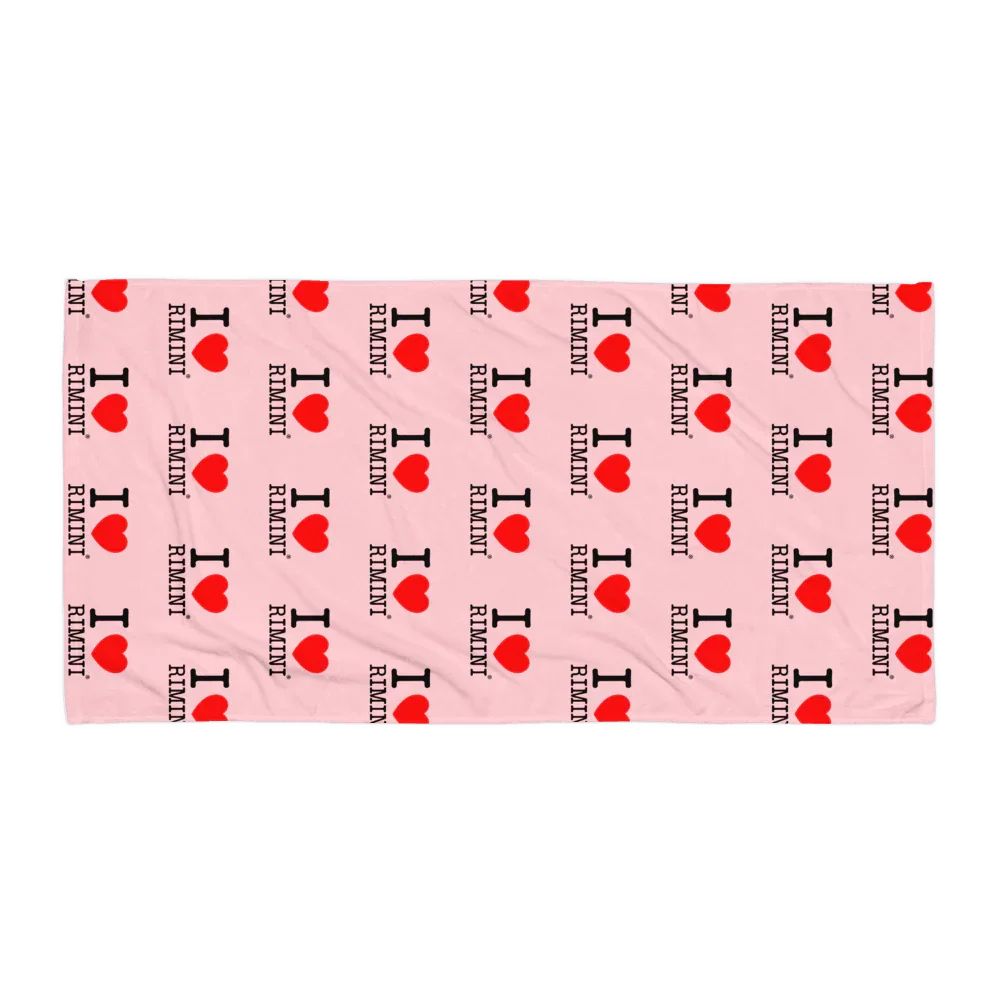 I LOVE RIMINI Towel - STREET STYLE