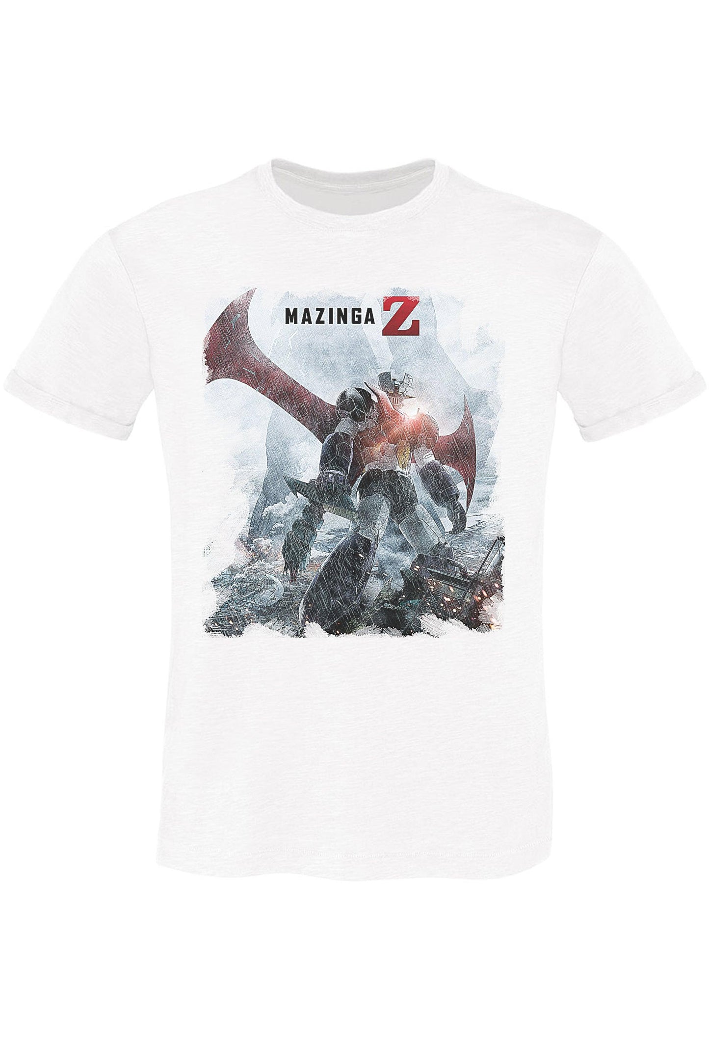 Mazinga Z Robot Art. 1501 T-Shirt Urban Men Uomo 100% Cotone Fiammato STREET STYLE