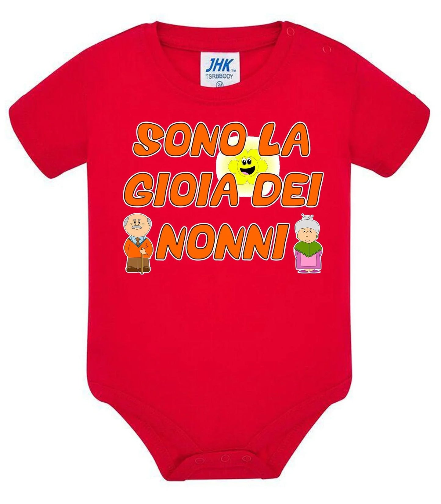 Sono la Gioia Dei Nonni Body da bambino/a a maniche corte 100% cotone JHK - STREET STYLE