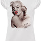 Marilyn Monroe Cantante Attrice The Legend 17-2 Lady Donna 100% Cotone Pettinato JK