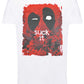 Deapool Suck IT Film Cinema 2059-1 T-shirt Urban Slub Men Uomo 100% Cotone Fiammato JK