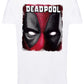 Deapool Mask Film Cinema 2059-3 T-shirt Urban Slub Men Uomo 100% Cotone Fiammato JK