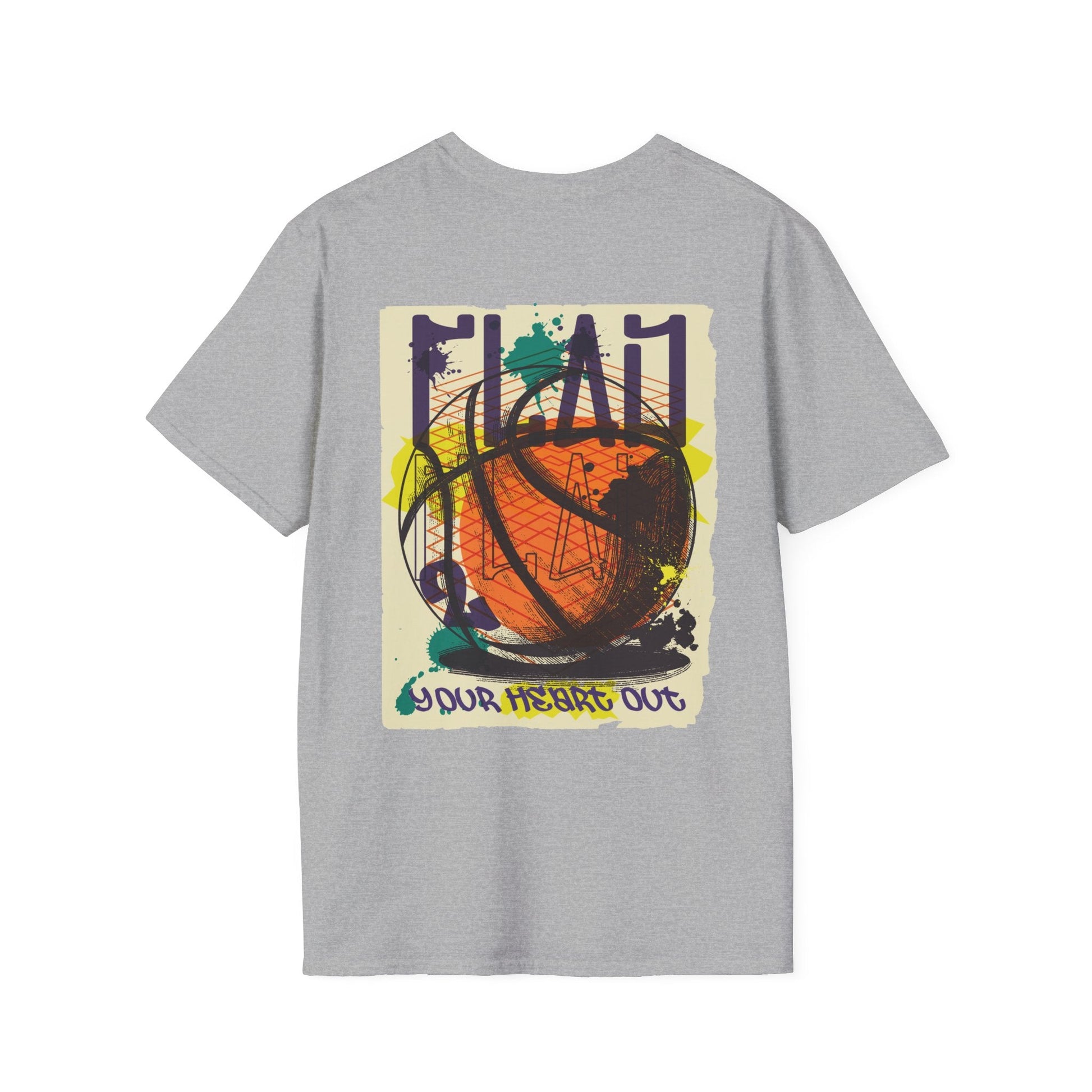 Basketball - Urban Graffiti - Unisex T-Shirt - Back Print-4