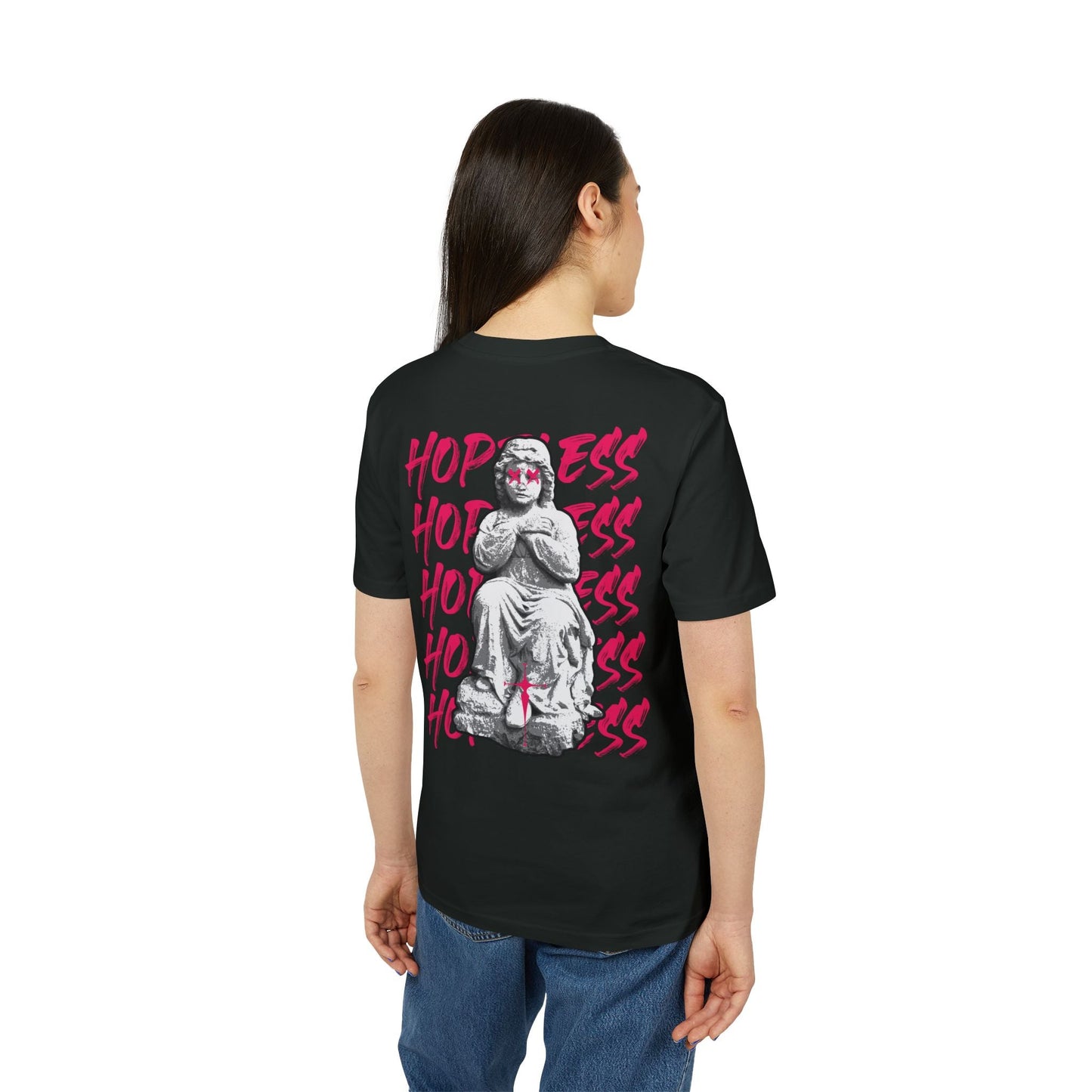 Hopeless - Gods Way - Premium Bio Unisex T-Shirt - Back Print-2