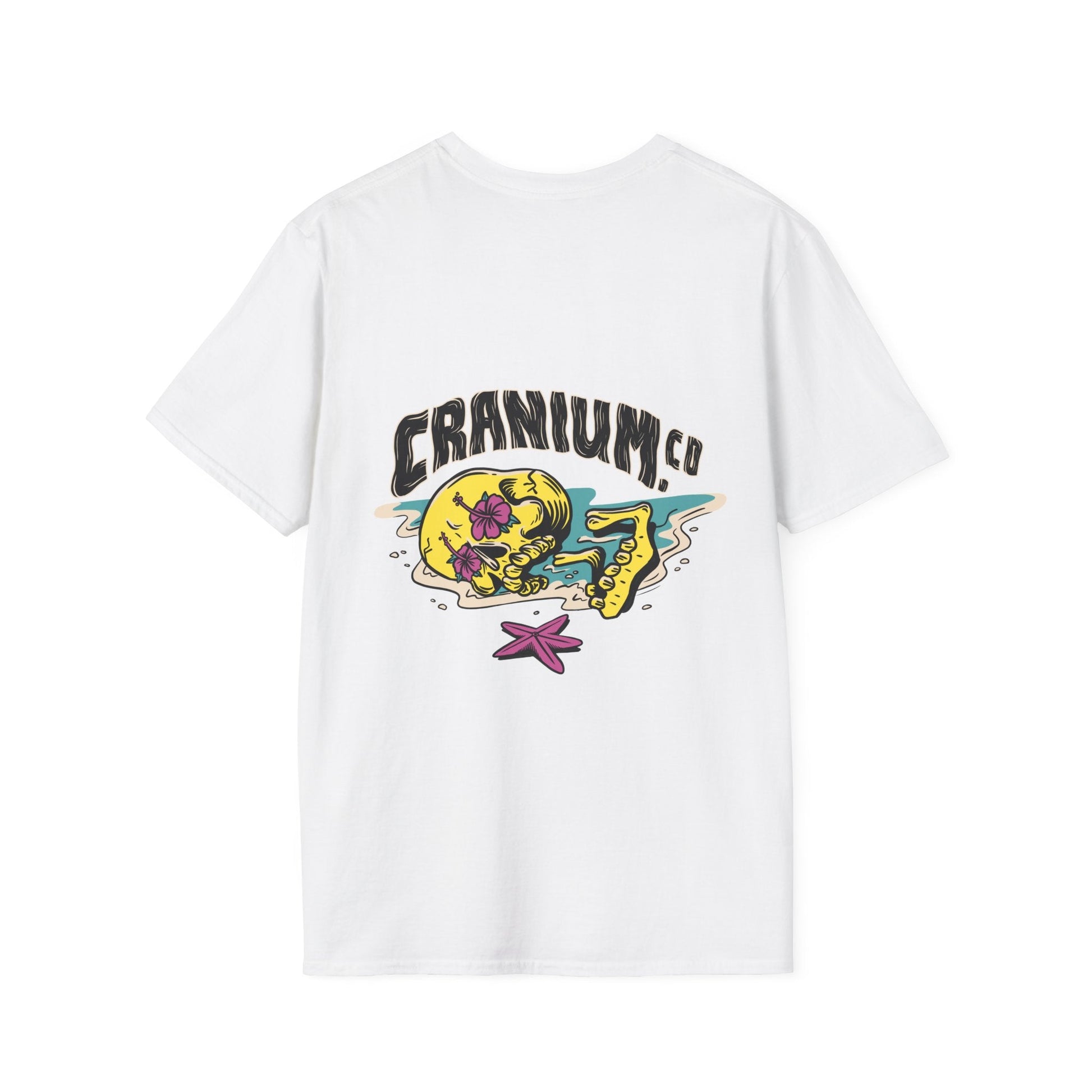 Cranium Co - Summer Skulls - Unisex T-Shirt - Back Print-3