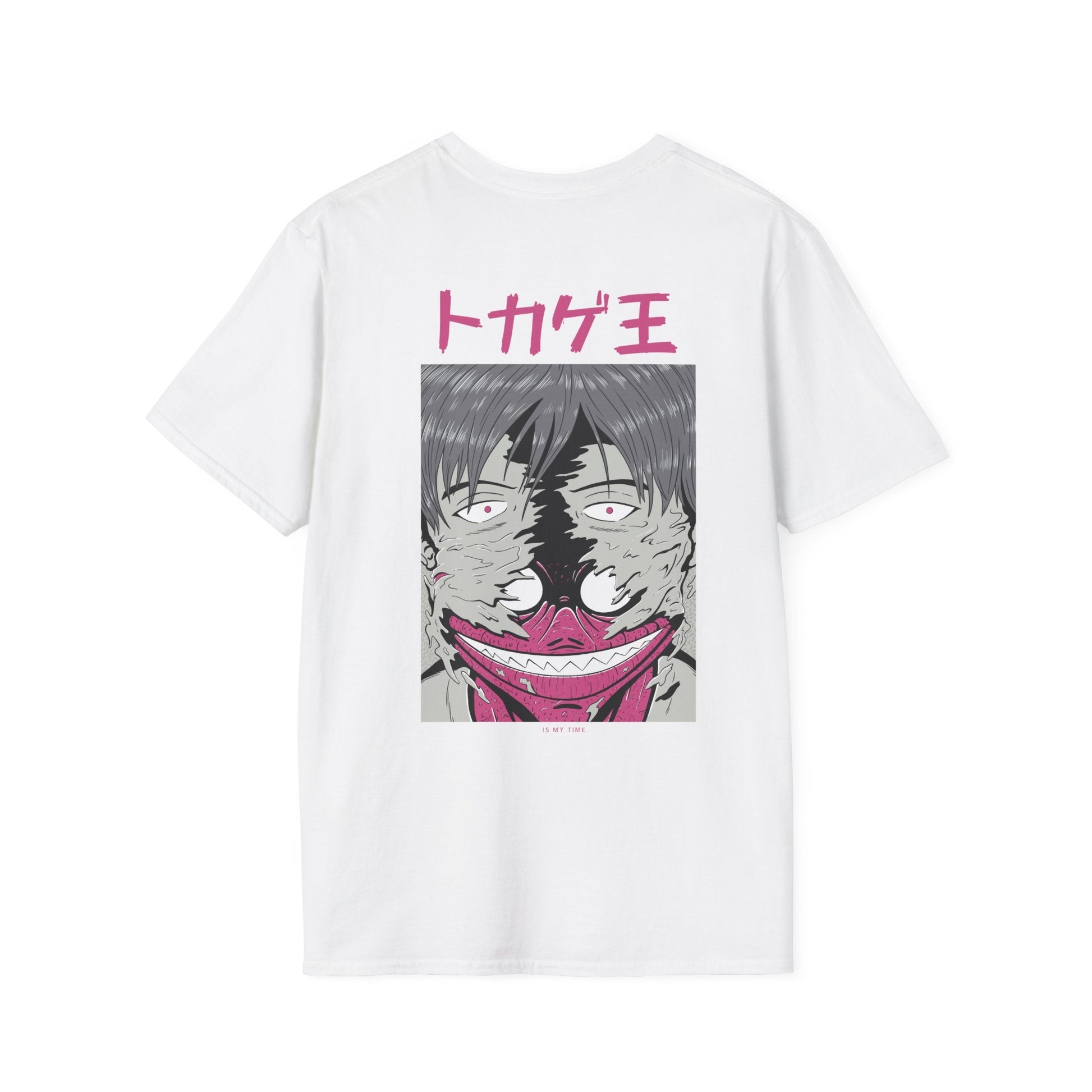 Is my Time - Japanese Horror - Unisex T-Shirt - Back Print-7
