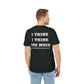 I think i Think too much your thoughts are not facts - See the Way - Premium Bio Unisex T-Shirt - Back Print-4