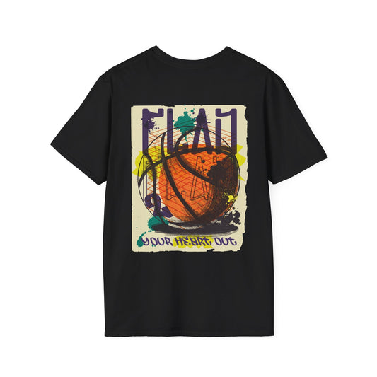 Basketball - Urban Graffiti - Unisex T-Shirt - Back Print-0
