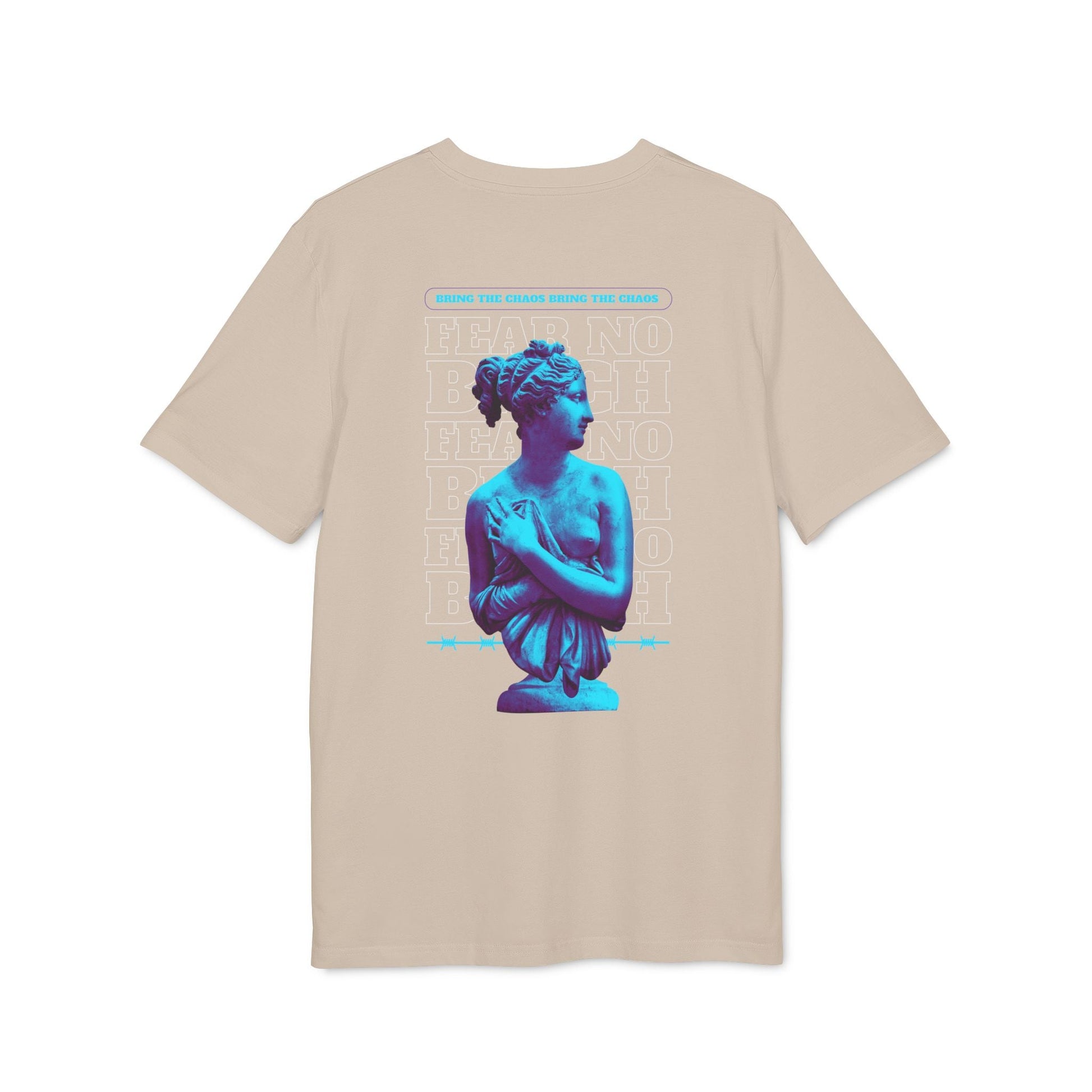 Bring the Chaos Fear no - Gods Way - Premium Bio Unisex T-Shirt - Back Print-6
