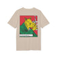 Rhinoceros drinking Whiskey - Comic Mafia - Premium Bio Unisex T-Shirt - Back Print-7