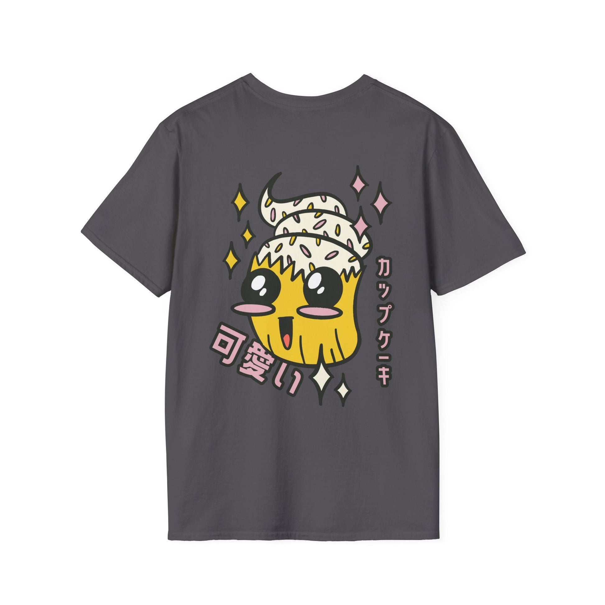 Kawaii Cupcake - Anime World - Unisex T-Shirt - Back Print-2