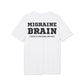 Migraine Brain listen to you body and rest - See the Way - Premium Bio Unisex T-Shirt - Back Print-6