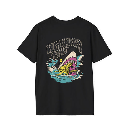 Helluva Time - Summer Skulls - Unisex T-Shirt - Back Print-0