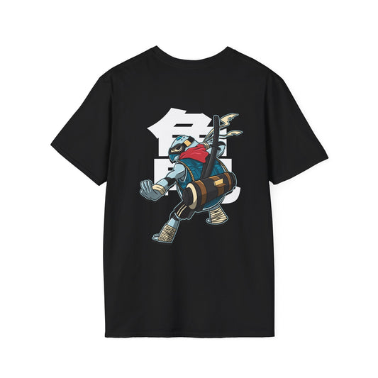 Turtle - Warrior Animals - Unisex T-Shirt - Back Print-0