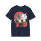 Samurai Cat - Anime World - Unisex T-Shirt - Back Print-2
