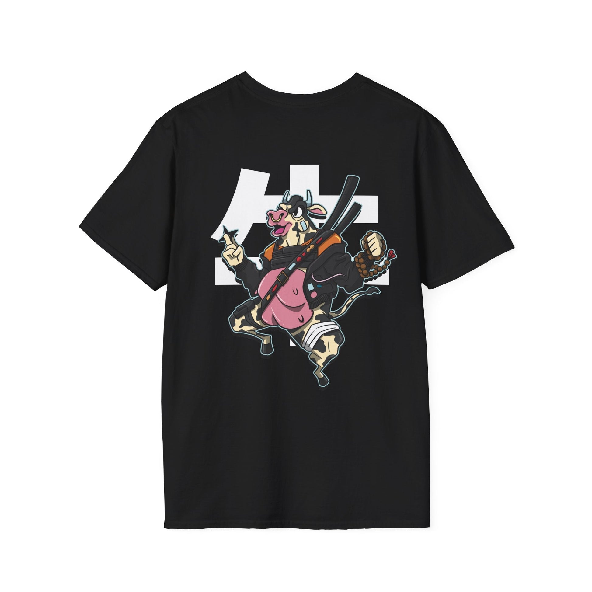 Cow - Warrior Animals - Unisex T-Shirt - Back Print-0