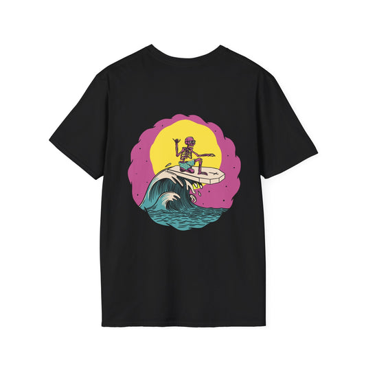 Bones Out - Summer Skulls - Unisex T-Shirt - Back Print-0