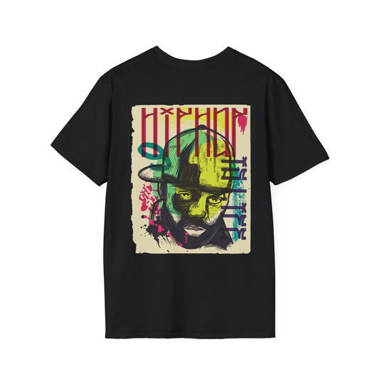 Hip Hop - Urban Graffiti - Unisex T-Shirt - Back Print-0