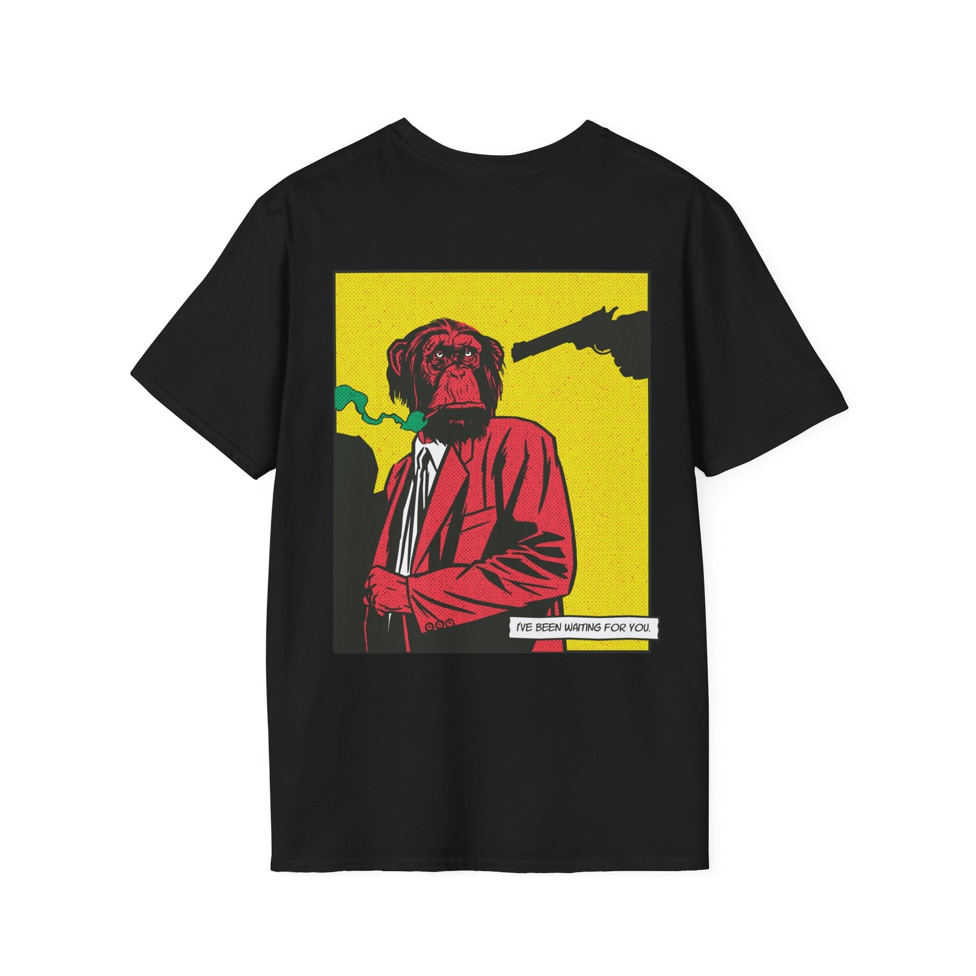 Monkey - Comic Mafia - Unisex T-Shirt - Back Print-0