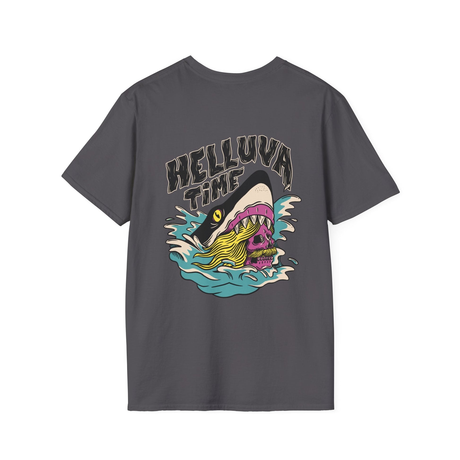 Helluva Time - Summer Skulls - Unisex T-Shirt - Back Print-1