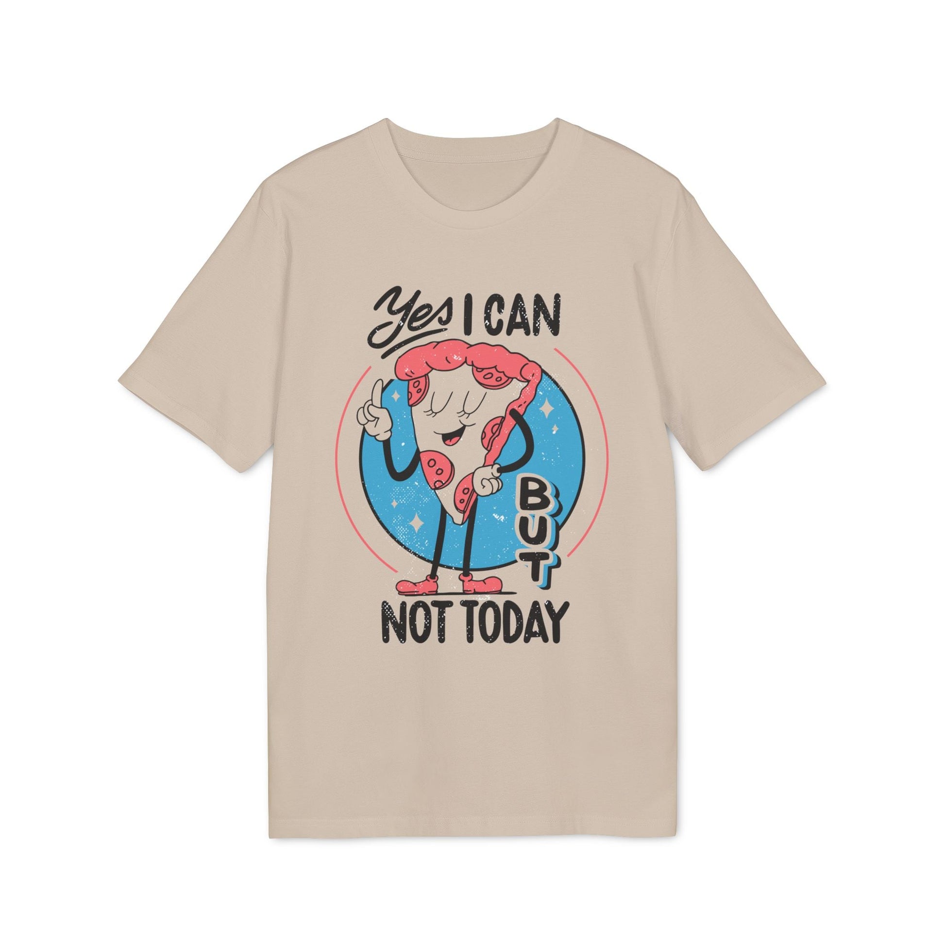 Yes I can but not Today - Antisocial Retro - Premium Bio Unisex T-Shirt - Front Print-5