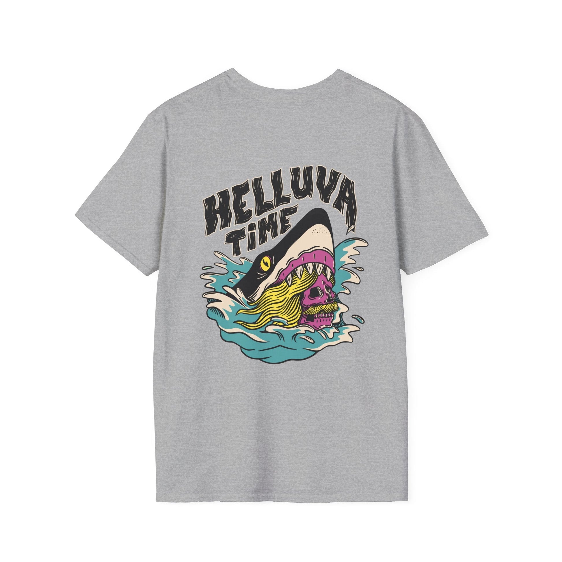 Helluva Time - Summer Skulls - Unisex T-Shirt - Back Print-4