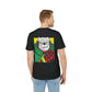 White Pug - Comic Mafia - Premium Bio Unisex T-Shirt - Back Print-4