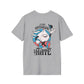 I´m not Antisocial I just hate - Antisocial Retro - Unisex T-Shirt - Back Print-5