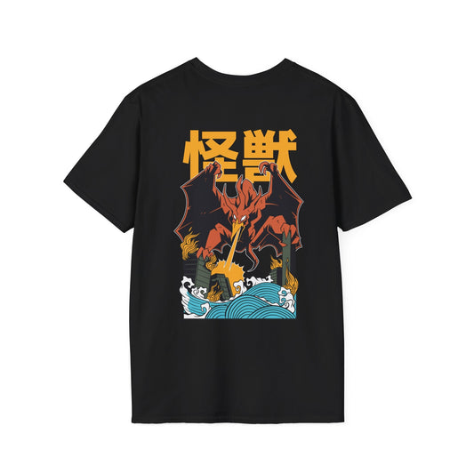 Phoenix - Kaiju Monster - Unisex T-Shirt - Back Print-0