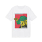 Alligator with Gun - Comic Mafia - Premium Bio Unisex T-Shirt - Front Print-6