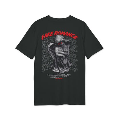 Fake Romance - Gods Way - Premium Bio Unisex T-Shirt - Back Print-0