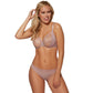 Gossard Glossies Lace Mink Sheer Mesh Thong Panty-4