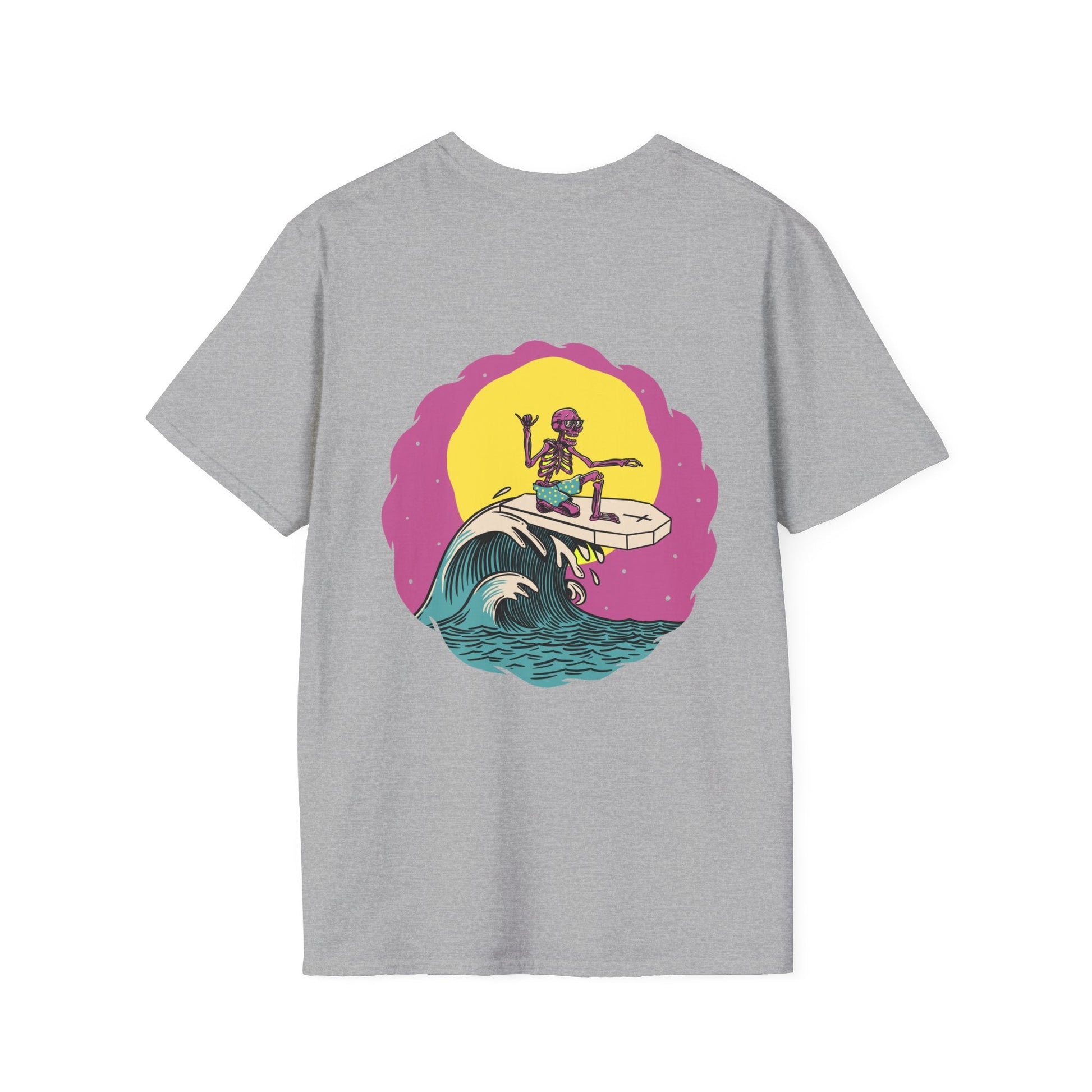Bones Out - Summer Skulls - Unisex T-Shirt - Back Print-4