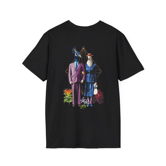 Couple - Animal Human - Unisex T-Shirt - Back Print-0