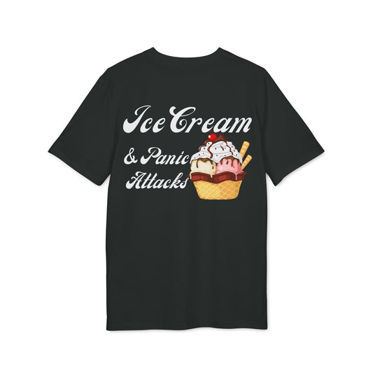 Ice Cream & Panic Attacks - See the Way - Premium Bio Unisex T-Shirt - Back Print-0