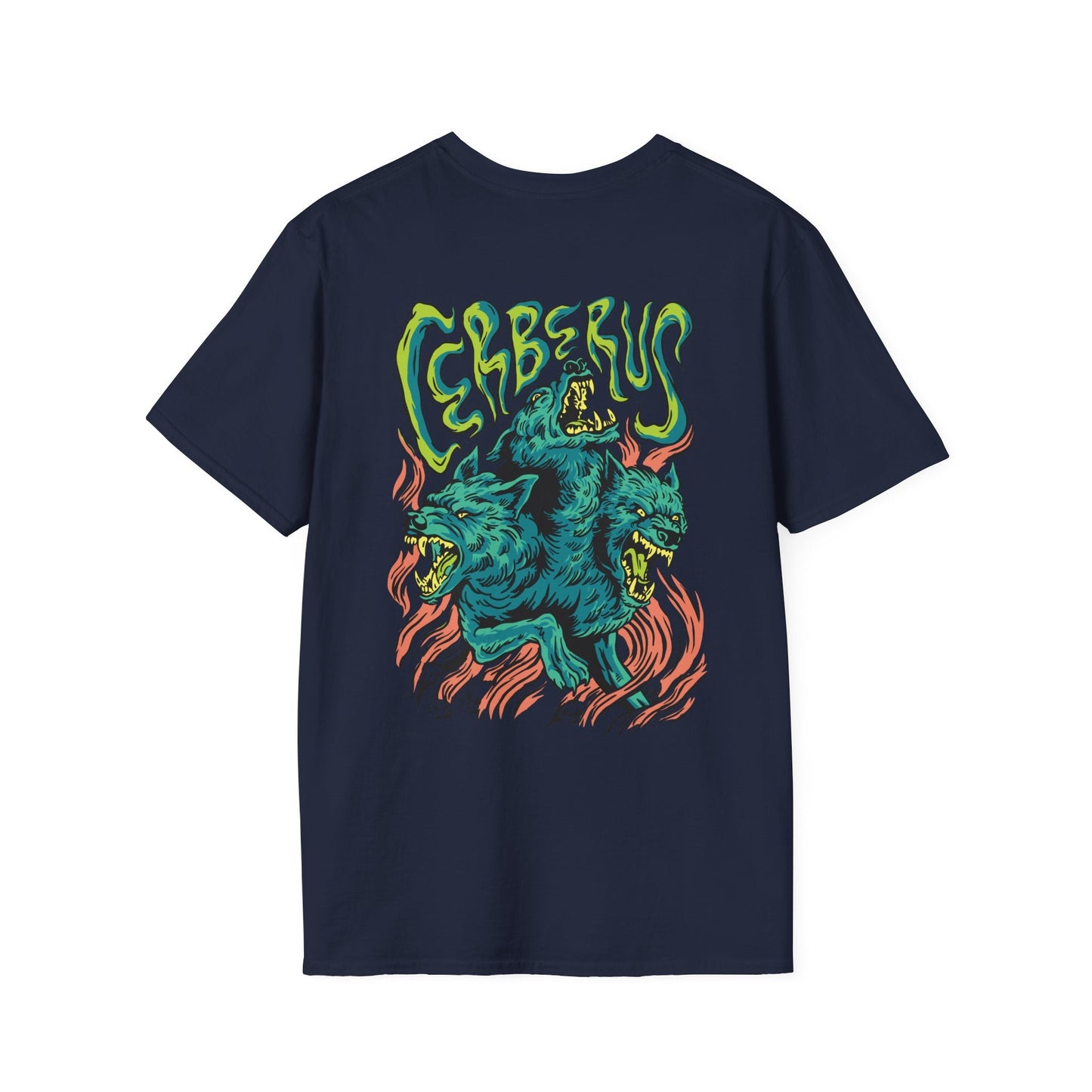 Cerberus - Greek Mythology - Unisex T-Shirt - Back Print-6