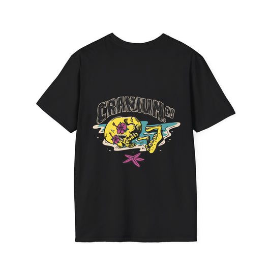 Cranium Co - Summer Skulls - Unisex T-Shirt - Back Print-0