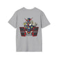 Sleepy Robot - Anime World - Unisex T-Shirt - Back Print-4