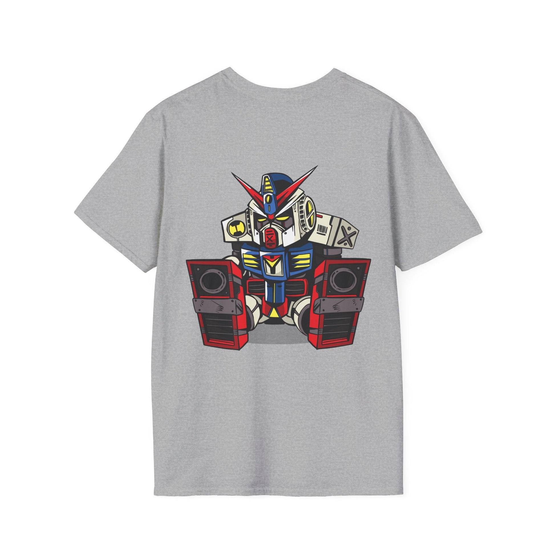 Sleepy Robot - Anime World - Unisex T-Shirt - Back Print-4