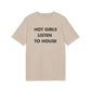 Hot Girls listen to House - Everything I Love - Premium Bio Unisex T-Shirt - Front Print-7